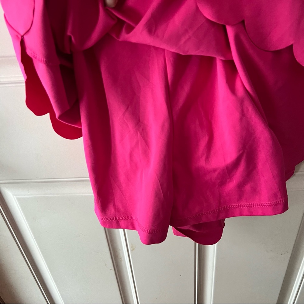 J. Crew Pink Scalloped Dress - Picture 4 of 8